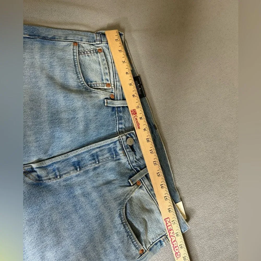 NWT LEVI’S ORIGINAL - CRAZY LEGS - Straight leg jeans - indigo pattern SZ 36